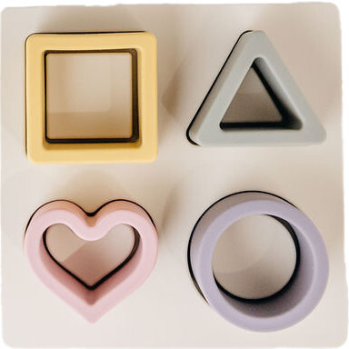 Silicone Puzzle, Mauve - Wooden Puzzles - 1