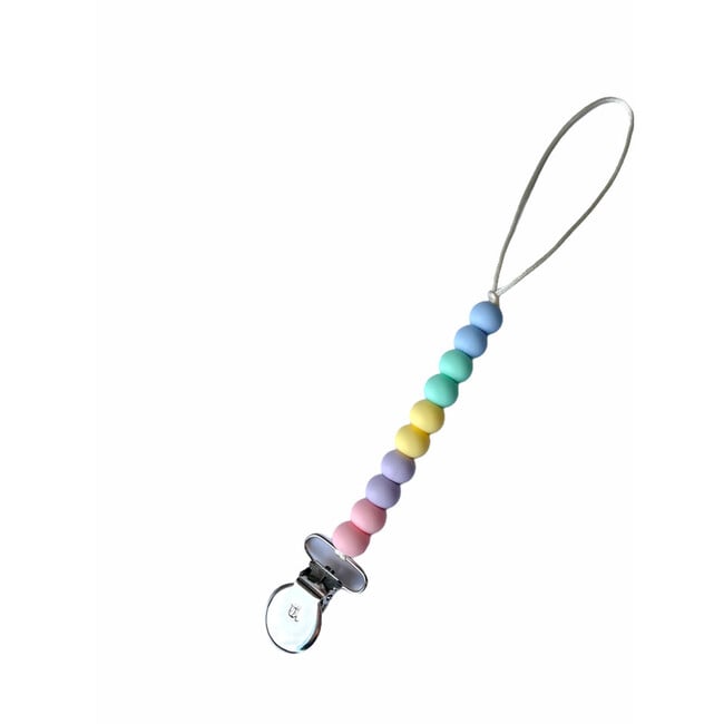 Petite Molly Pacifier & Toy Clip, Baby's Breath