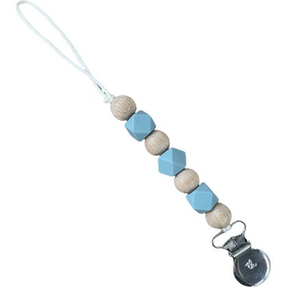 Petite Maya Pacifier & Toy Clip, Sea Foam