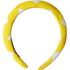 Clara Padded Headband, Golden Gingham - Hair Accessories - 1 - thumbnail