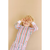 Long John Pajama Set, Paloma Stripe - Pajamas - 2 - thumbnail