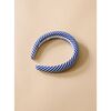 Clara Padded Headband, Navy Stripe - Hair Accessories - 3