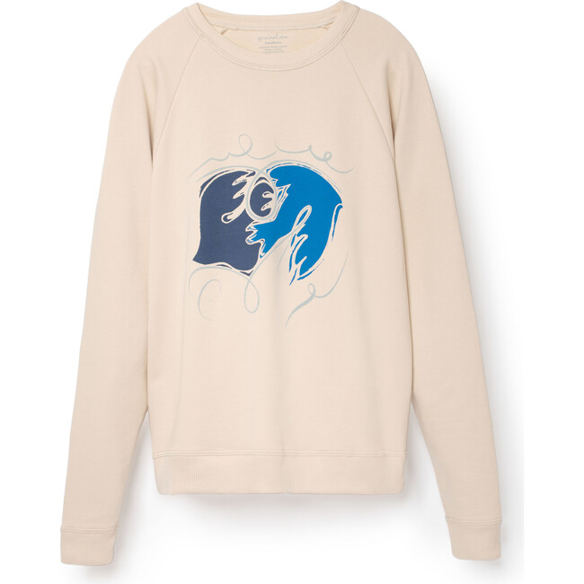Adult Doves Sweatshirt, Blue