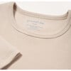 Ribbed Lounge Tee, Sand - Tees - 3