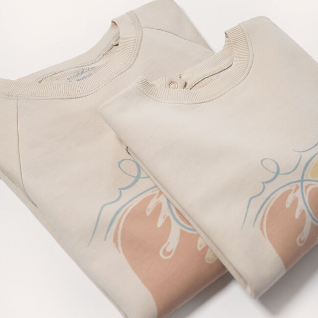 Adult Unisex Doves Sweatshirt, Pastel - Sweatshirts - 5