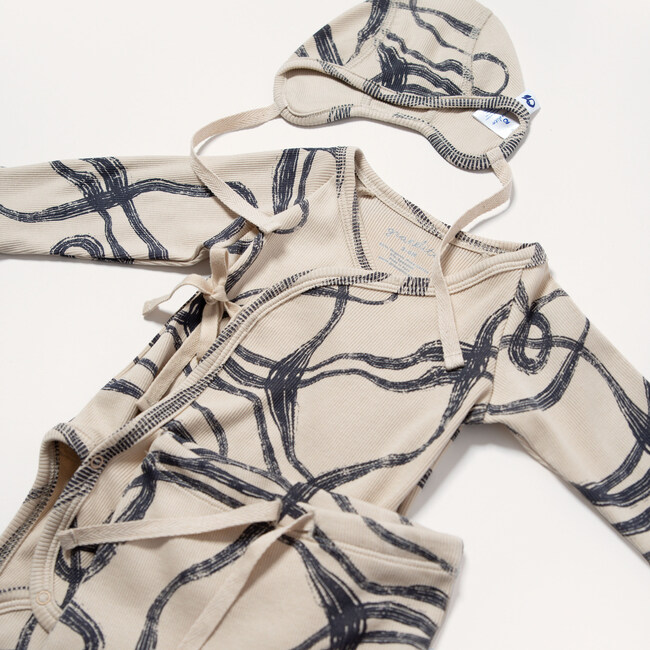 Ribbed Baby Kimono Body, Wind - Onesies - 6