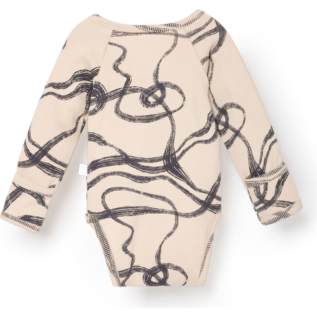 Ribbed Baby Kimono Body, Wind - Onesies - 7