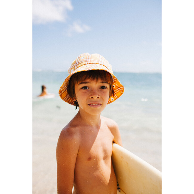 Maisonette x Seaesta Surf As If Bucket Hat, Floral Plaid - Hats - 2