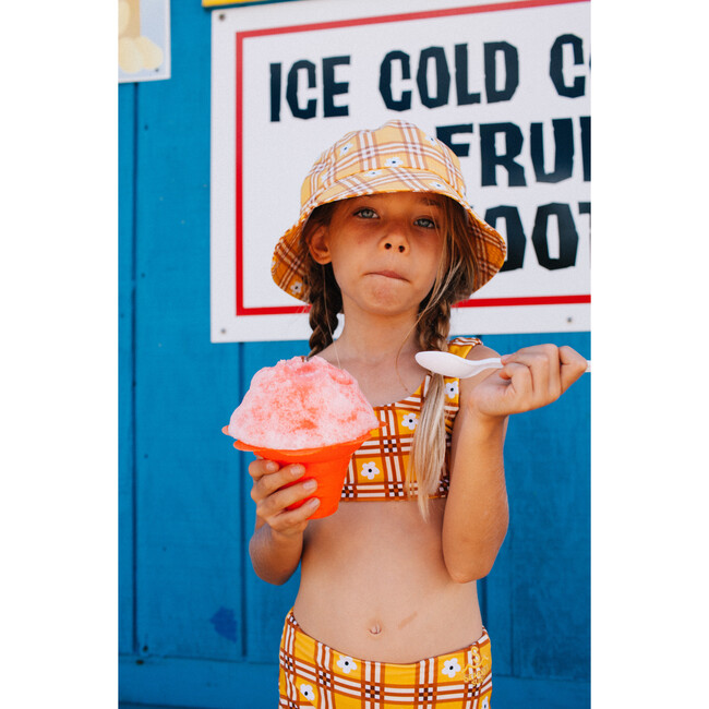 Maisonette x Seaesta Surf As If Bucket Hat, Floral Plaid - Hats - 4