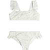 Tie Back Bikini, Crème Floral - Two Pieces - 1 - thumbnail