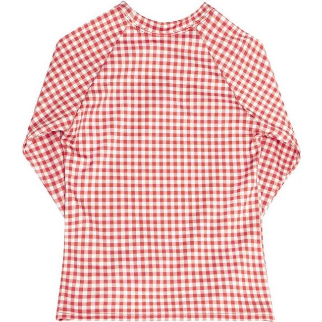 Unisex Red Gingham Rashguard - Rash Guards - 3