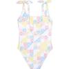 *Exclusive* Women's Tie Knot One Piece, Patchwork - One Pieces - 3