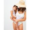 *Exclusive* Girl's Tie Knot One Piece, Patchwork - One Pieces - 5