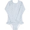 Slate Floral Rashguard One Piece - One Pieces - 1 - thumbnail