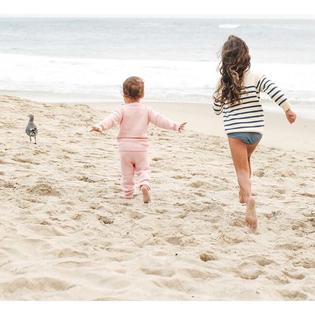 Soft Pink Knit Pant - Pants - 4