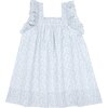 Girls Slate Floral Swing Dress - Dresses - 1 - thumbnail