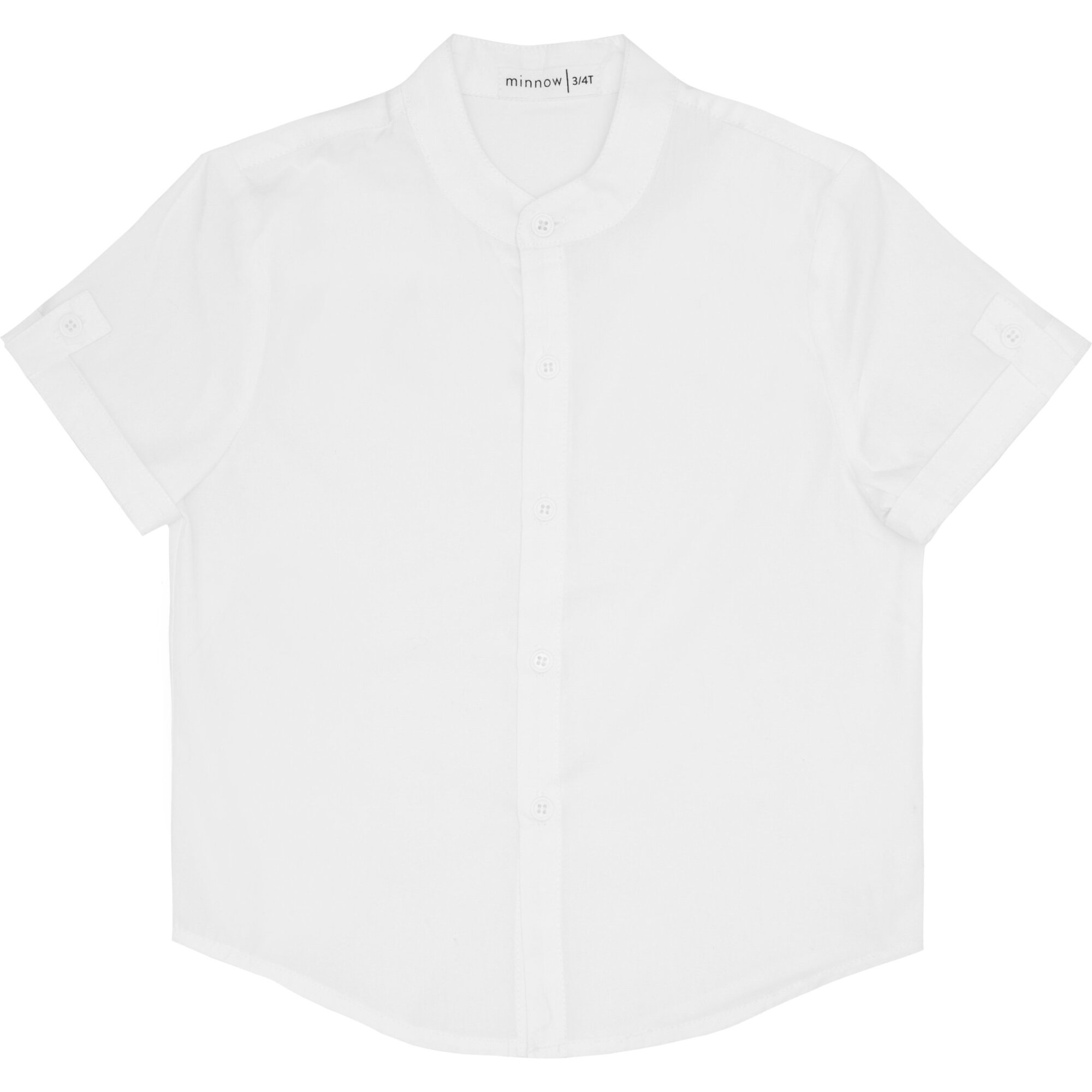 Boys White Button Down Shirt - Shirts - 1