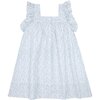 Girls Slate Floral Swing Dress - Dresses - 3