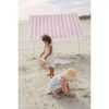 Girls Tan Gingham Smocked Dress - Dresses - 3