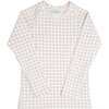 Tan Gingham Rashguard - Rash Guards - 1 - thumbnail