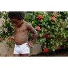 Tan Gingham Brief - Swim Trunks - 2