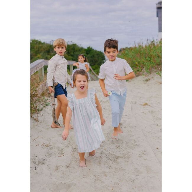 Boys Light Blue Canvas Pants - Pants - 3