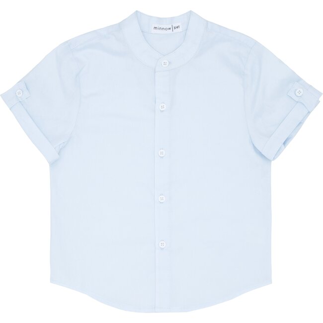 Boys Light Blue Button Down Shirt