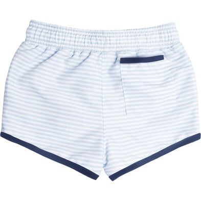 Powder Blue Stripe Boardies - Swim Trunks - 2