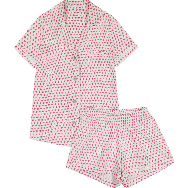 Women's Hearts Polo Pajama Set, Pink - Roller Rabbit Mommy & Me Shop ...
