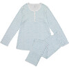 Women's Hearts Pajamas, Mint - Pajamas - 1 - thumbnail