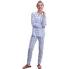 Womens "Juniper the Squirrel" Pajamas, Blue - Pajamas - 1 - thumbnail