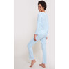 Women's Hearts Pajamas, Mint - Pajamas - 3