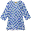 Kids Kurta Jemina, Blue - Blouses - 1 - thumbnail