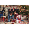 *Exclusive* Kids Jolly St. Nick Pajama Set, Blue - Pajamas - 2