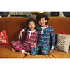 *Exclusive* Kids Jolly St. Nick Pajama Set, Blue - Pajamas - 3