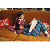 *Exclusive* Kids Jolly St. Nick Pajama Set, Blue - Pajamas - 4