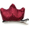 Lulu Hair Clip, Red - Hair Accessories - 1 - thumbnail