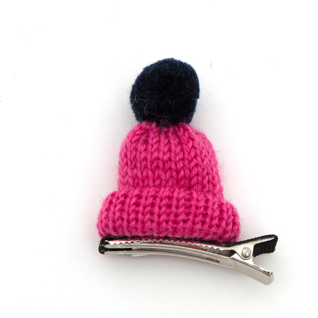 Clare Hair Clip, Hot Pink