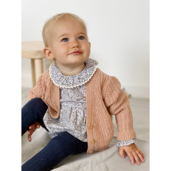 Sasha Cardigan, Dusty Pink - Cardigans - 2