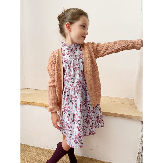 Sasha Cardigan, Dusty Pink - Cardigans - 5