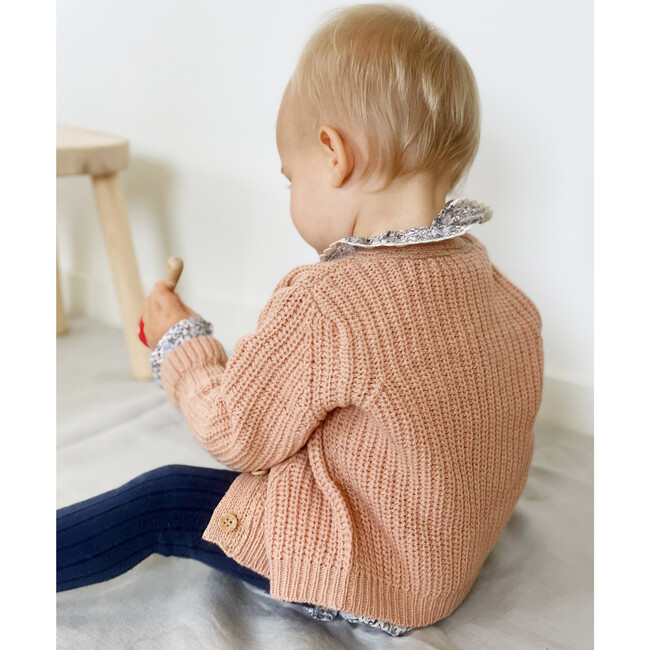Sasha Cardigan, Dusty Pink - Cardigans - 6
