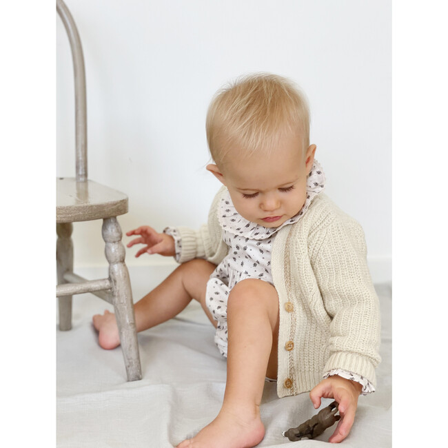 Sasha Cardigan, Egg Shell - Cardigans - 8