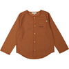 Gaston Shirt, Chestnut Squares - Shirts - 1 - thumbnail