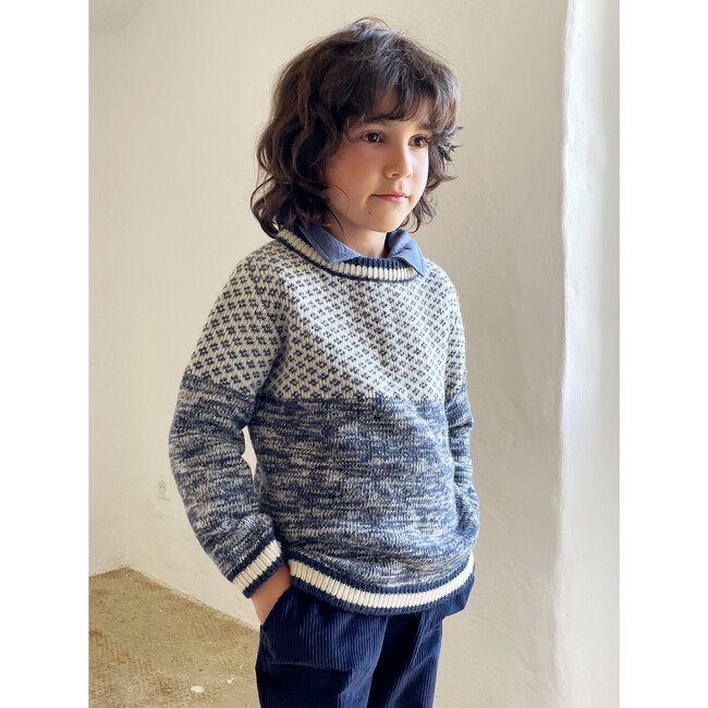 Igor Sweater, Navy - Sweaters - 4