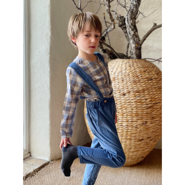 Gaston Shirt, Beige Plaid