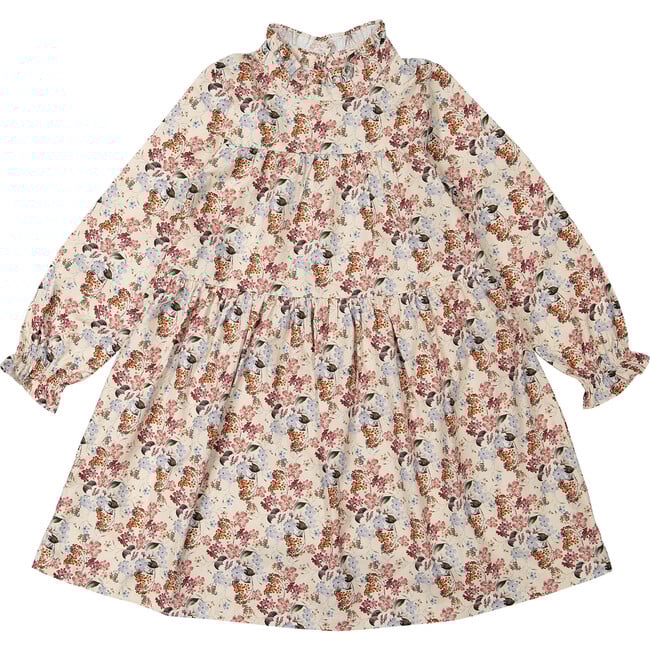 Elisabeth Dress, Nude Flowers