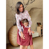 Fanette Overall Dress, Dark Pink - Dresses - 5