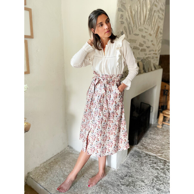 Women's Anouk Skirt, Nude Flowers - Skirts - 2