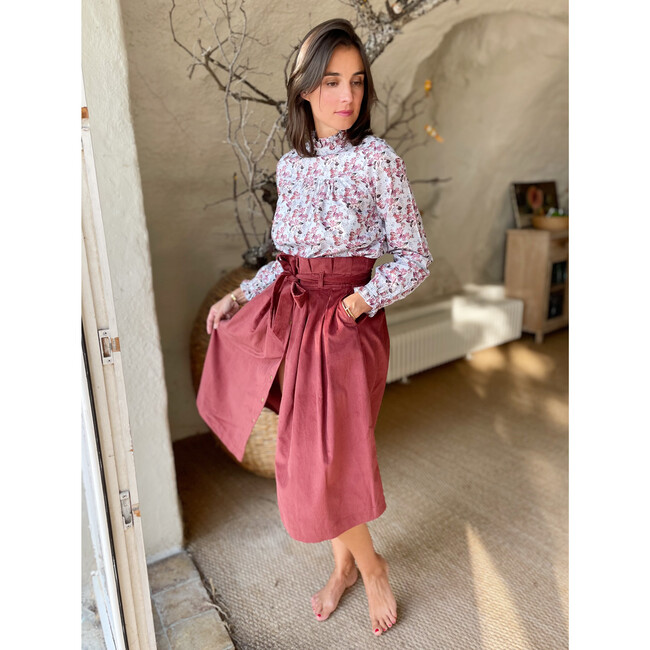 Women's Anouk Skirt, Dark Pink - Skirts - 3
