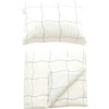 Organic Toddler Duvet Cover Set, Wavy Grid - Duvet Sets - 1 - thumbnail